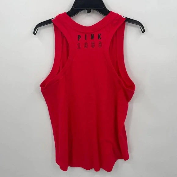 Pink Victoria's Secret Women's Racerback Tank Size Medium - Picture 3 of 4